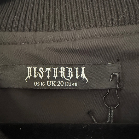 Disturbia | Daine Embroidered Bomber Jacket - Picture 6 of 11